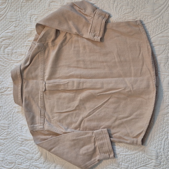 Janie and Jack boys 2T tan herringbone long sleeve button up shirt 2005 - Picture 3 of 5